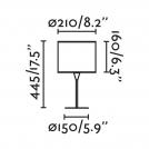 FARO - table lamp MAMBO 64317-47 E27, 15W (1)