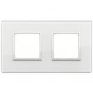 VIMAR - 21643.70 - Plate 4M (2+2) 71mm white diamond