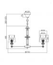 MAYTONI - Полилей RIVERSIDE MOD018PL-08CH E14, 8X40W (3)