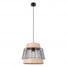 SOLLUX - Пендел BRILO черна SL.1253 E27 15W IP20