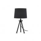 IDEAL LUX - Настолна лампа YORK TL1 WOOD Nero 121413 (1)