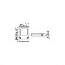 FARO - VIC LED Dark grey wall lamp Ref.70581 IP65 (4)