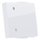 ACA LIGHTING - MODYS BUTTON WITH INDICATOR & SYMBOL 0-1 2M. WHITE 10101332451