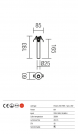 REDO GROUP - wall\ceilling luminaire KANJI 01-1217 APL/PL LED 6W 3000K BK (1)