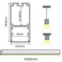ACA LIGHTING - NERI ALUMINUM PROFILE WITH OPAL COVER 3m/pc  P210U (2)