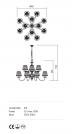 INCANTI - Полилей  CLOE ICL C12 14 01 CAND 12X42W E14 (3)