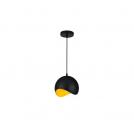GTV Lighting - Пендел MAVIA 1808 E27 IP20 черен/злато  OS-MAV-13-DEC