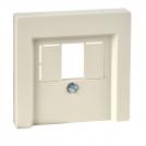 SCHNEIDER ELECTRIC -  MTN296044 Central plate with square opening, white, glossy, System M