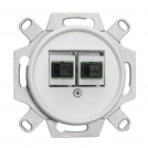 THPG - Connection FO socket Simplex Ø 7,0 cm Duroplast white 101357