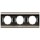 PANASONIC - THREE-GANG FRAME Una WBTF0803-5UN 