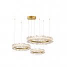 2R - LED CHANDELIER 20263C/3 230V 75W 3000K messing 3080Lm Φ400+Φ600+Φ800xH1200mm SKU 99333