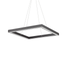 IDEAL LUX - pendant luminaire  ORACLE SP1 D70 SQUARE NERO 245713