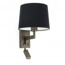 FARO - ARTIS Bronze structure wall lamp with LED reader 68492-03