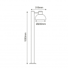 ACA LIGHTING - garden luminaire BERO1POG (1)