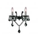 IDEAL LUX - Аплик  FLORIAN AP2 Nero  152059