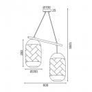 ACA LIGHTING - Пендел OD762P60RW (2)