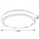 RABALUX - CEILING LIGHTS DETTORA 71046 with remote control 18W 1150lm 3000K-6000K (6)