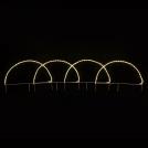 ACA LIGHTING - 124 LED светлини , мотив 4 арки, топло бяла светлина, външна употреба IР44 X081241221