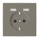 SCHNEIDER ELECTRIC -  MTN2366-6050 Merten - USB charger + schuko socket-outlet - 2.4A 16A - nickel