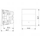 VIMAR - 1P 10AX 2M 2-way switch in-line black, lightable - 30004.2G (2)