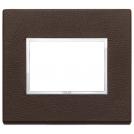 VIMAR - 21653.22 - Plate 3M leather tobacco