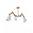 NOVA LUCE - Полилей  LEGNO 40203 E27 3x40 W, IP20 Bulb Excluded L: 58-110 H: 100cm