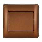 ELMARK - 11016 - ONE BUTTON ONE WAY SWITCH COFFEE METALLIC