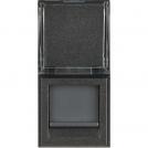 BTICINO - HS4279C6 RJ45 connector category 6 UTP - toolless - anthracite
