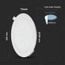 V-TAC - 30W LED Premium Panel Downlight Round 4000K SKU: 216428 (2)