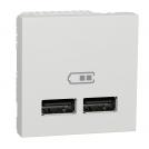 SCHNEIDER ELECTRIC - NU341818 double USB Type A  5V 2.4A white