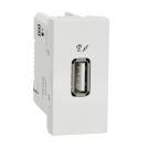 SCHNEIDER ELECTRIC - NU342818 single USB Type A  5V 2.4A white 1 module