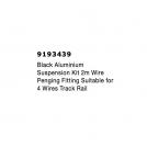 NOVA LUCE - Suspension Kit with 2m wire   9193439  4-WIRES TRACK ✴ Black  (1)