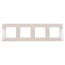 LEGRAND - Четворна рамка NILOE 665014 крем