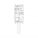 VIMAR - Бутон с корда бял PLANA 1P NO 10A cord-operated push white - 14052 (3)