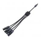 ELMARK - Y-ПЕТОРЕН КОНЕКТОР 1500V MC4 4-6mm2 4 ЖЕНСКИ/1 МЪЖКИ - 411082/FY
