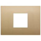 VIMAR - 19652.78 - Classic plate 2centrM techno matt gold