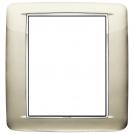 VIMAR - 20698.C07 - Round plate 8M Bright champagne