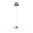 TRIO - Пендел Ø15.5cm h150cm DIOS 331410107 8W 800lm, 2300+3000+4000K смяна на цветна температура, матиран хром