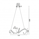 ACA LIGHTING - LED Полилей  HM91LEDP64WH (2)