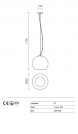 REDO GROUP - Пендел BOWL 01-1062 SU D300 1X42W E27 SM (1)