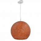 ACA LIGHTING - PENDANT LUMINAIRE 1XE27 MAROON CLAY Φ35ΧΗ120CM V372351PRD
