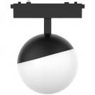 ULTRALUX - LED body magnetic black spot sphere SMART 6W CCT 48V DC LMST6S6CCT
