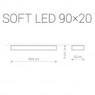 NOWODVORSKI - LED линейно тяло SOFT LED GRAPHITEE 90x20 9531 (1)