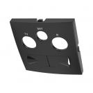 EFAPEL - Face plate for Капачка за R - TV - SAT multimedia outlets BLACK 90773 TPM LOGUS 90