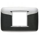 VIMAR - 20682.C12 - Round plate 2centM Bright anthracite