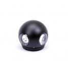 V-TAC - 4W LED Wall Light Black Body Round 4000K IP65 SKU: 218554 VT-834