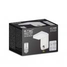 V-TAC - 20W LED Стенна Лампа Сензор Бяла Квадрат 3000K IP65 SKU: 2946 VT-11020 (4)