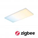 PAULMANN - 79827  LED Panel Smart Home Zigbee 3.0 Velora square 595x295mm◼15.5W◼1600lm◼Tunable White◼dimmable✴White matt