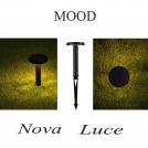 NOVA LUCE - Градински стълб Д:11, В:21 см.   9030949   MOOD ⚡ LED 5W ⚡ 402Lm ⚡ 3000K ⚡ 220-240V ⚡ IP65 ✴ Тъмен антрацит 