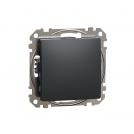 SCHNEIDER ELECTRIC - SDD114111 Sedna Design & Elements - 1pole push button - 10AX 250V without frame antracite